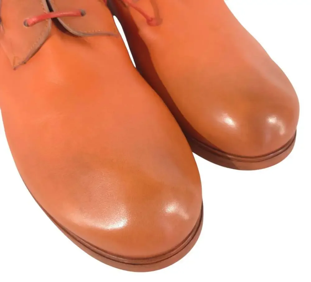 Marsell Grained Leather Derby Shoes US 11 EU 44 Mens Orange $795